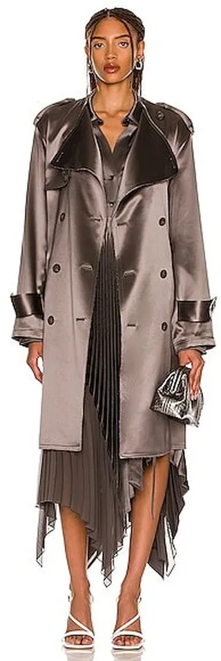 Peter Do for FWRD Handkerchief Trench in Grey