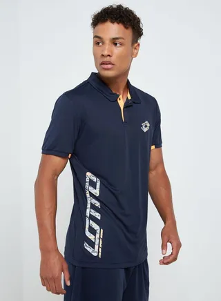 Devin IV Polo Navy/Orange 