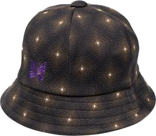Bermuda embroidered-butterfly bucket hat