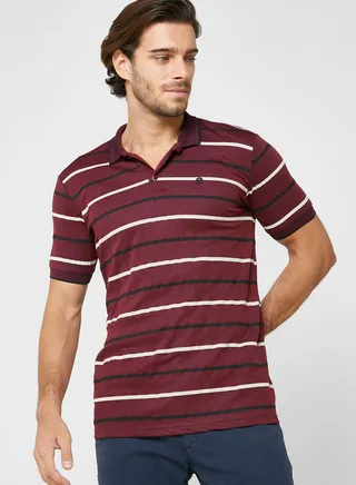 Striped Polo Shirt 