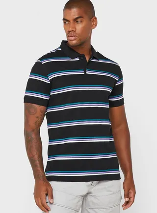 Striped Polo Shirt 