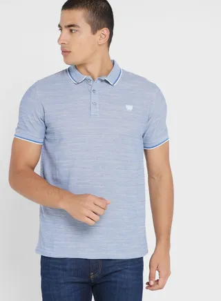 Marl Badge Polo 