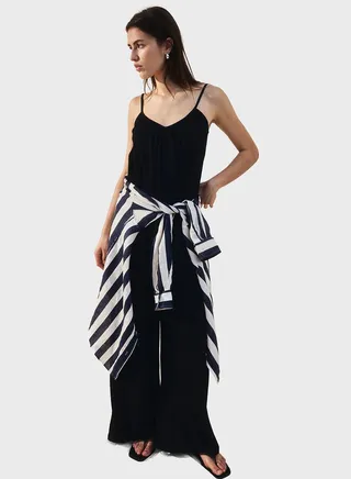 Tie Detailed Jumpsuit 