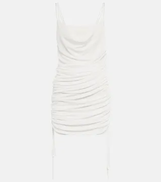 Ruched minidress