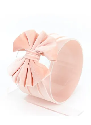 Bow Tie Children's Headband Pink 