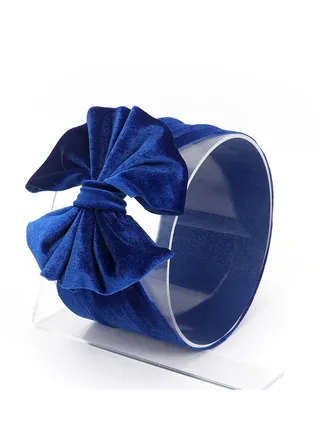 Bow Tie Children's Headband Treasure Blue 