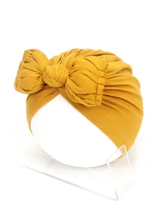 Baby Bow Hat Yellow 