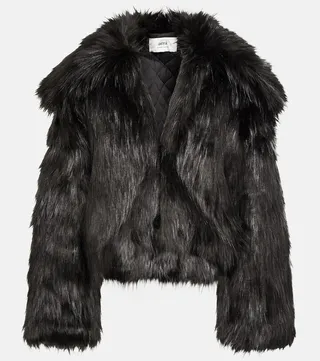Faux fur coat