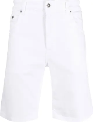 Turn-Up Denim Shorts