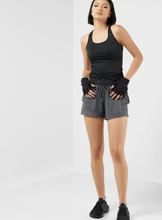 Running Shorts With Pocket Detail 