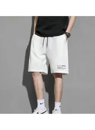 Men's Summer Quick Dry Mesh Breathable Athletic Casual Five Points Shorts 