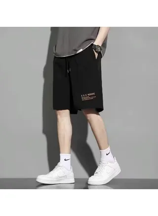 Men's Summer Quick Dry Mesh Breathable Athletic Casual Five Points Shorts 
