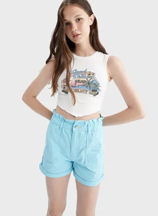 Regular Fit 100% Cotton Short 