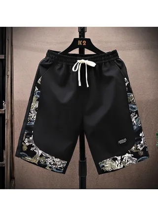 Men's Summer Casual Loose Beach Five Points Shorts 