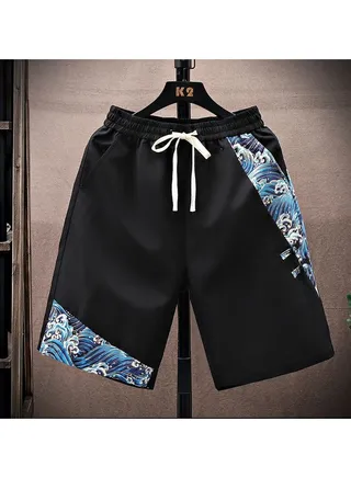 Men's Summer Casual Loose Beach Five Points Shorts 