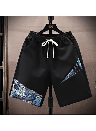 Men's Summer Casual Loose Beach Five Points Shorts 