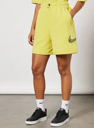 NSW Swoosh Fleece Hi-Rise Shorts 