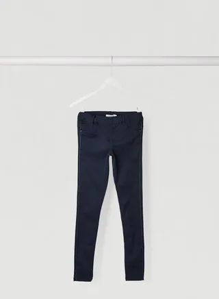 Girls Solid Jeggings Dark Sapphire 