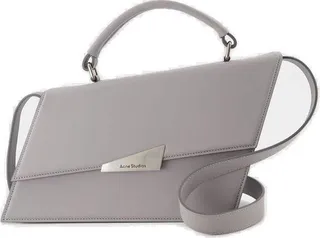 Acne Studios Distortion Logo Plaque Tote Bag