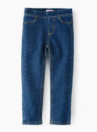 Denim Fun & Flexibility: Girls Stretchy Jeggings All-Day Comfort & Stylish Appeal 