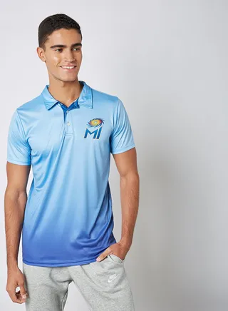 Mumbai Indians Jersey Polo Blue 