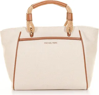 Talia Cotton Tote Bag With Shoulder Strap