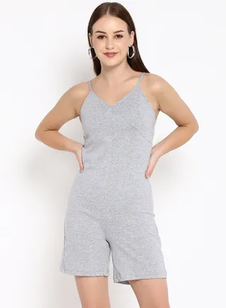Slip Jumpshort Grey Melange 