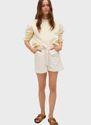Roll Hem Shorts 