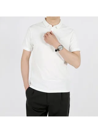 Squality Trendy Minimalist Loose Collar Men's POLO With Lapel 