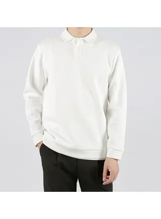 Squality Casual Men's Solid Color Commuting Polo Shirt With Lapel 