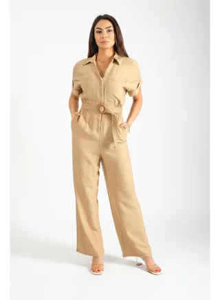 Casual Solid Jumpsuitatte - 100103 