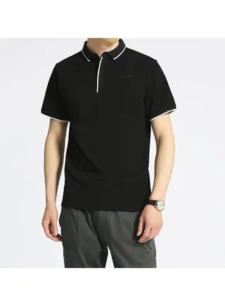 Squality Trendy Minimalist Loose Collar Men's POLO With Lapel 