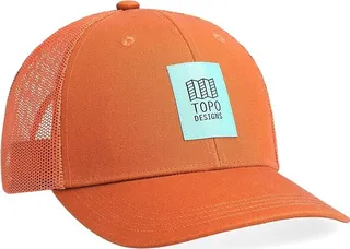 Topo Designs Trucker - Original Logo (Clay) Caps