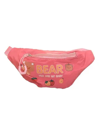 Waist Bearing For Kids Stan Fabric With Semi-Circular Shape Design With Carton Drawing And Stretchable Rope 