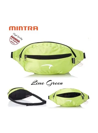 BIG Waist Pack - WATERPROOF - PRACTICAL & CONVENIENT - LIME GREEN 