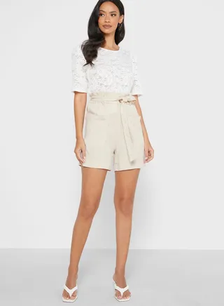 Paperbag Waist Shorts