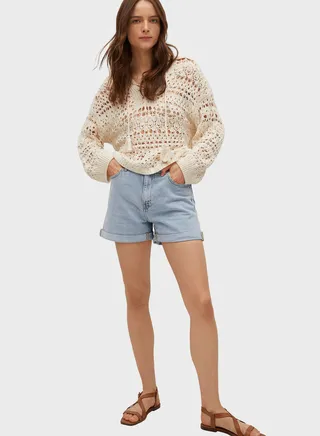 High Waist Mini Shorts 