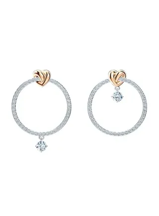 Lifelong Heart Hoop Earrings 