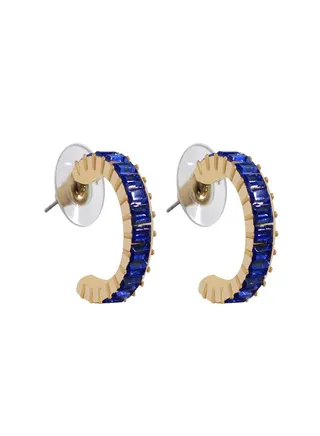 Alissa Stone Embellished Cuff Earrings 