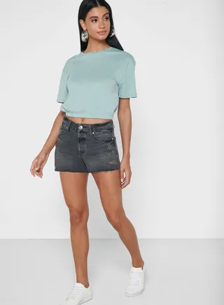 Hannah Denim Shorts 