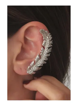 Silver Color Zircon Stone Women's Earrings 