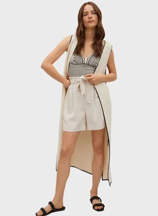 Knot Detail Mini Shorts 