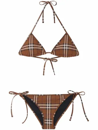 Check-Pattern Bikini