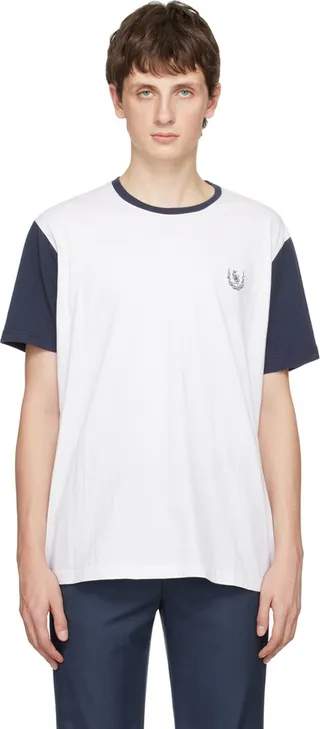Ernest W. Baker SSENSE Exclusive White Embroidered T-Shirt
