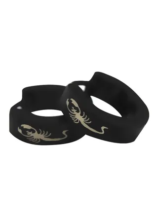 Stainless Steel Chic Scorpion Pattern Earrings 
