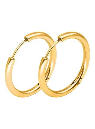 Stainless Steel Punk Hoop Earrings 