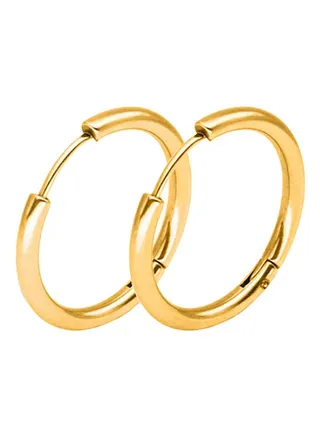 Stainless Steel Punk Hoop Earrings 