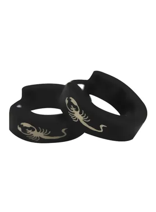 Stainless Steel Chic Scorpion Pattern Earrings 