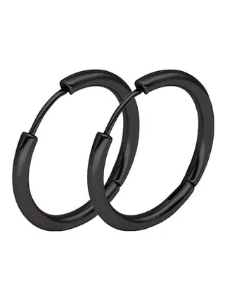 Stainless Steel Punk Hoop Earrings 