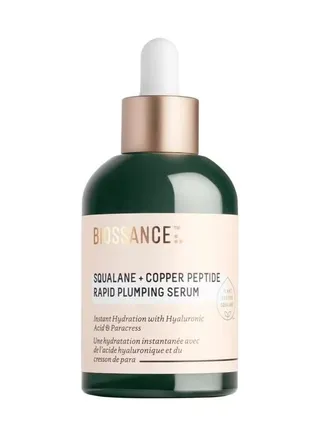 Squalane and Copper Peptide Rapid Plumping Serum. Powerfully Hydrating Face Serum that Instantly Plumps and Firms with Collagen Boosting Copper Peptides, 1.69 fl oz 